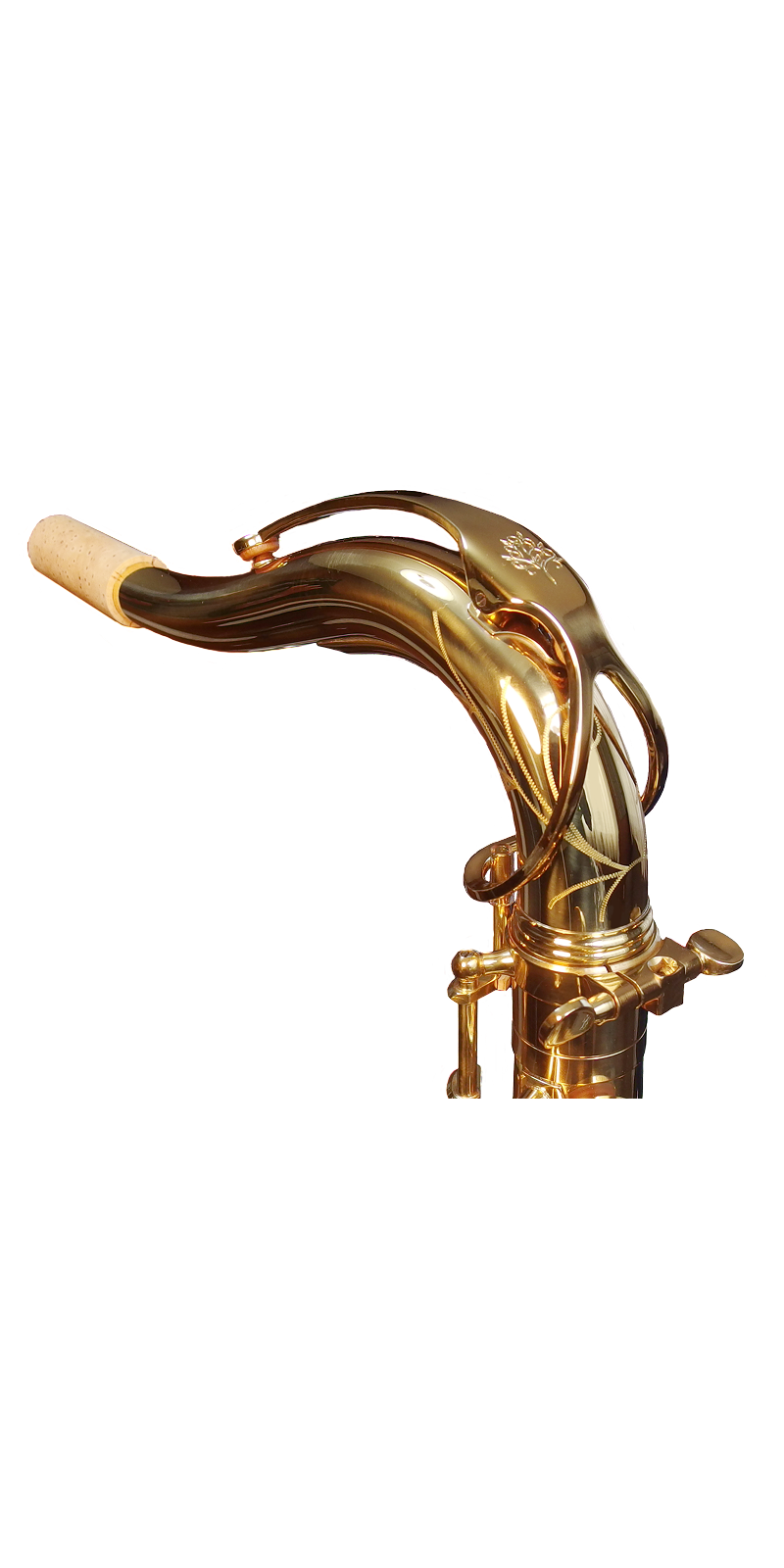 Forestone Classic Neck for Tenor Saxophone - Gold Lacquered